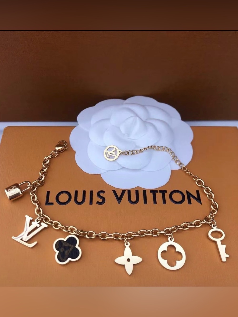 Designer Inspired Lulu Blooming Supple Bracelet Gold
